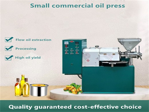 0.5-5t/h sunflower oil press machine price list Rwanda