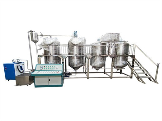 edible sunflower oil refining machine small crude in Ghana