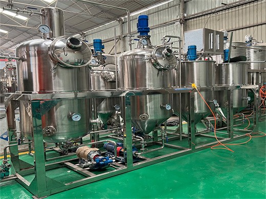 0.5-2tph cooking oil refining machine in Russia