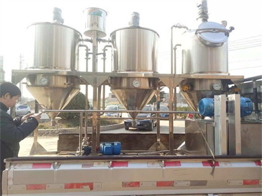 high oil yield plant oil refining machine groudnut oil