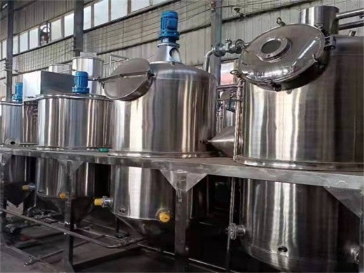 1-5t/d edible oil refinery plant crude oil refining machinery